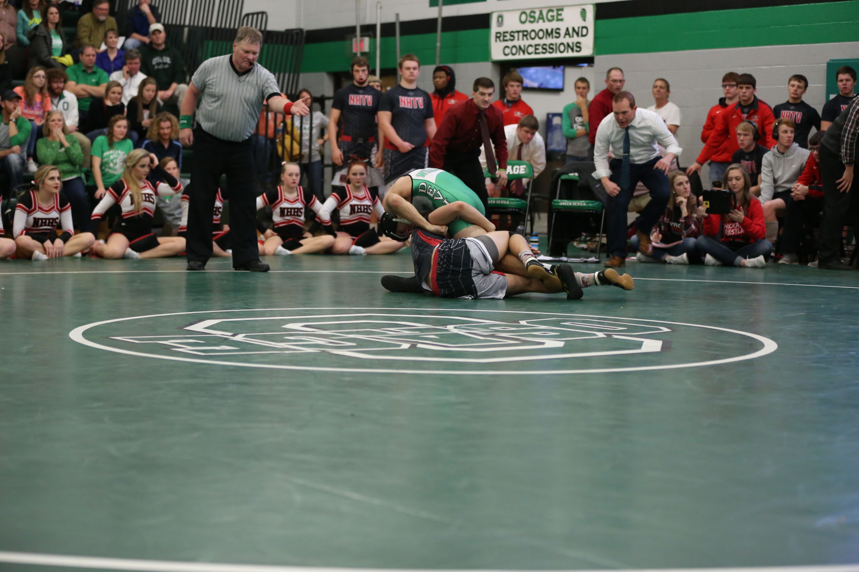 Osage, Forest City, Clarion and New Hampton wrestling, Dec. 22, 2017